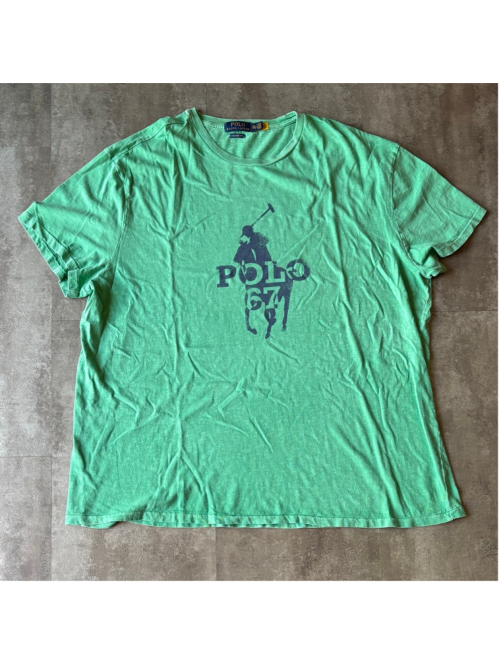 Polo Ralph Lauren Shirt Mens XXL Green Blue